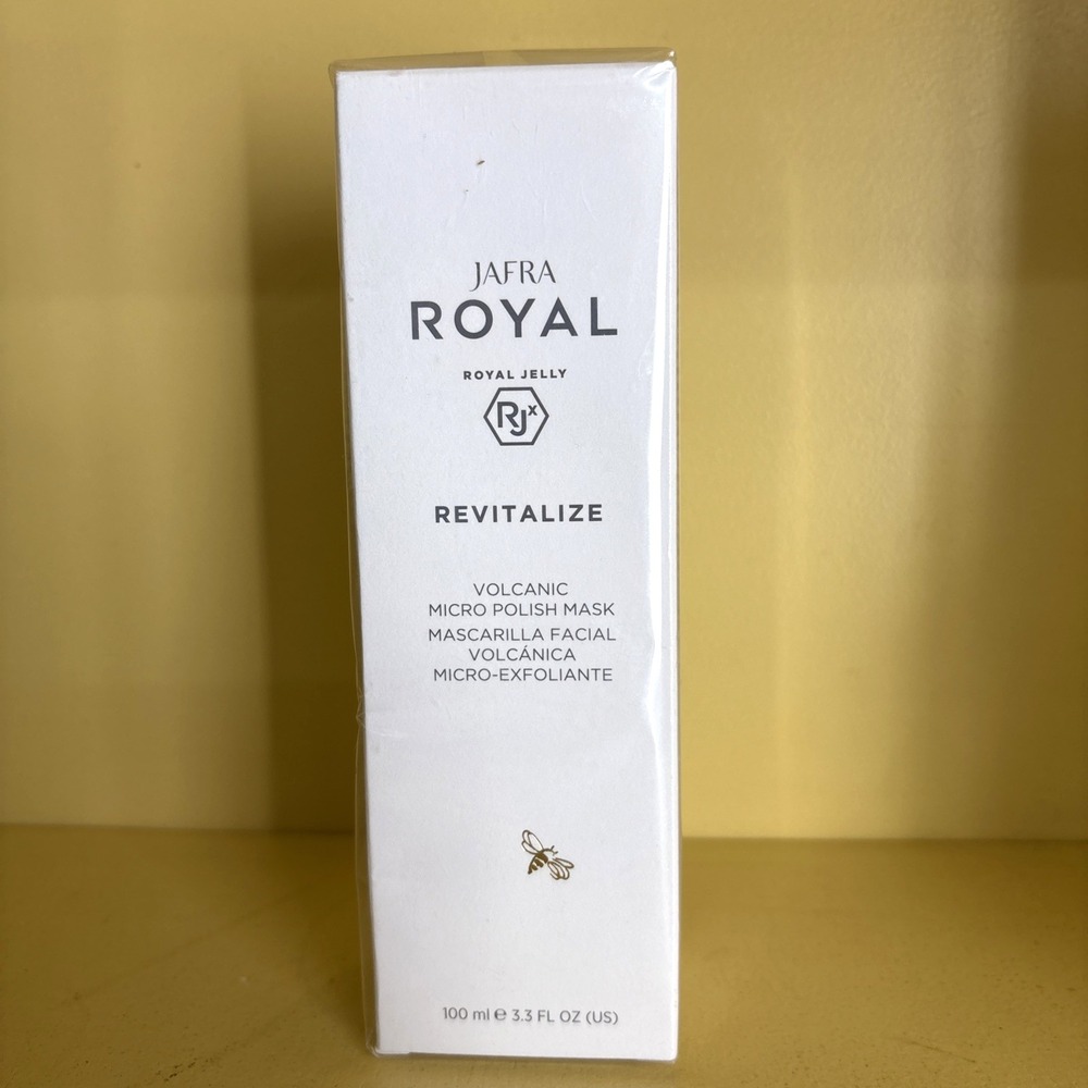 Jafra Royal Jelly Revitalize Volcanic Micro Polish Mask 3.3 OZ New & Sealed